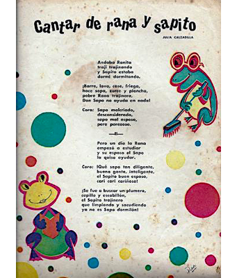Cantar de rana y sapito