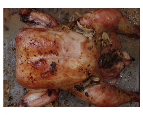 Pollo frito.
