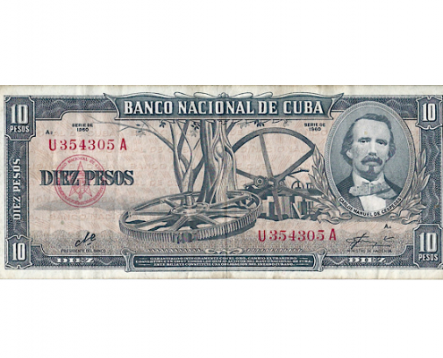 Billete de 10 pesos