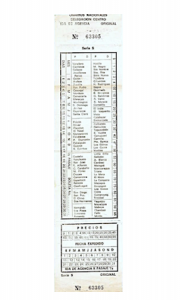 Boleto de ómnibus Delegación Centro