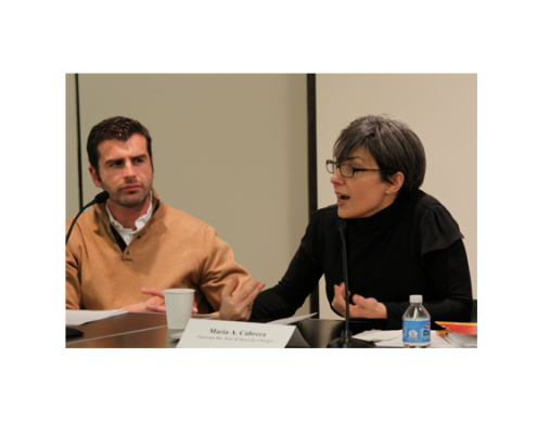 Raúl Rubio y María A Cabrera Arús