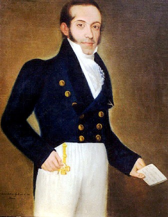 Don Agustín de las Heras, por Vicente Escobar. 1828.