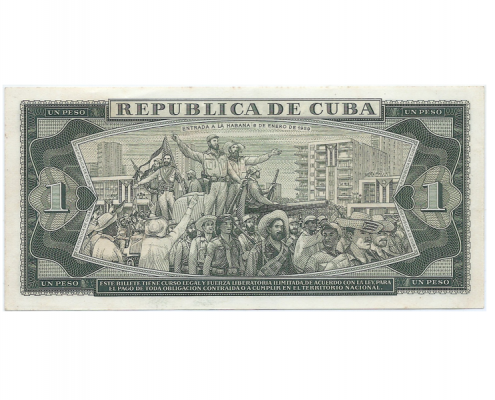 Billete de un peso emitido en 1961