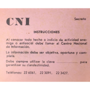 Tarjeta del Centro Nacional de Información
