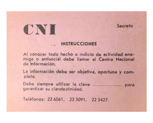 Tarjeta del Centro Nacional de Información