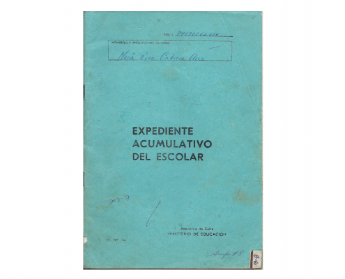 Expediente acumulativo del escolar