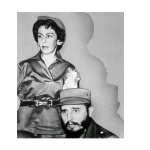 Celia Sánchez y Fidel Castro