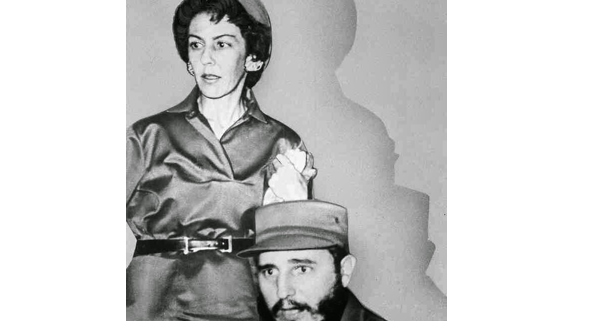 Celia Sánchez y Fidel Castro