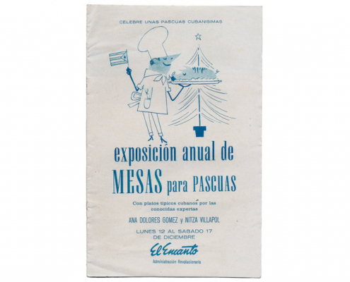 Brochure de la exposición anual de Mesas para Pascuas
