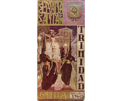 Postal de celebración de la semana santa en Trinidad