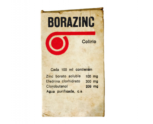 Envase de colirio Borazinc