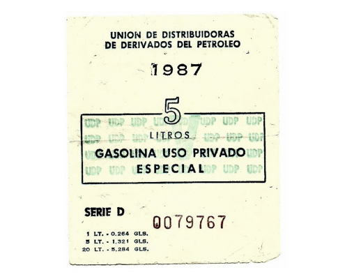 Bono de gasolina especial