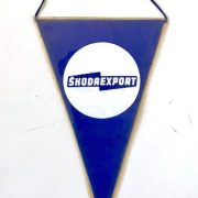 Estandarte promocional de la compañía checoslovaca Skodaexport