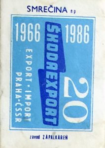caja de fosforos Skodaexport