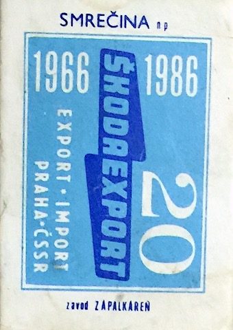 caja de fosforos Skodaexport