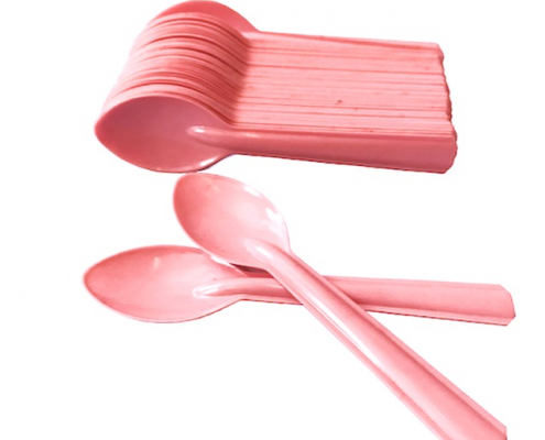 Cucharas plásticas
